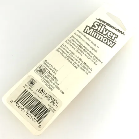 Johnson Silver Minnow Vasskyddat Skeddrag, Red Shad Flash, 14g, #1082676