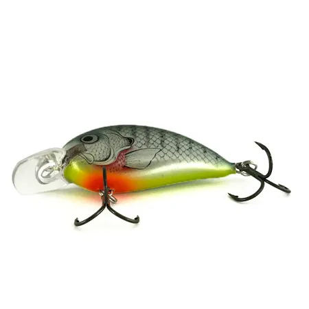 Bagley Pro Sunny B Squarebill Wobbler, Grön Silver, 8,5g, Balsa, #7107