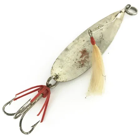 Johnson Silver Minnow Skeddrag, Silver, 31g, Fjädertrailer, #7108