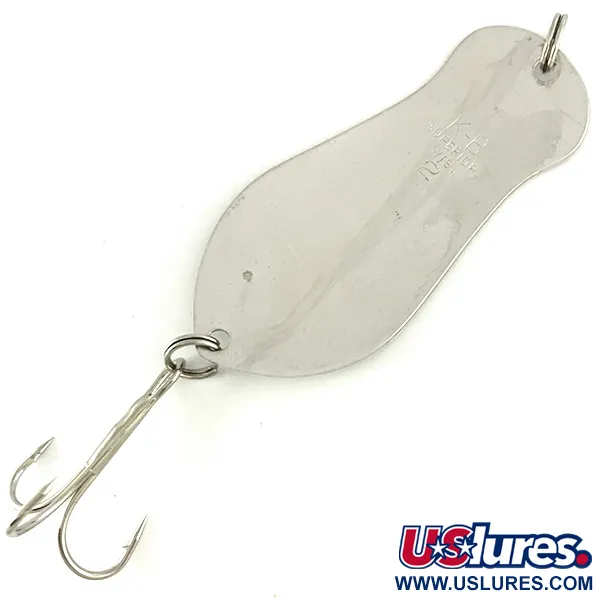 K-B Bait K-B Spoon Skeddrag, Nickel / Röd, 14g, Prismatisk, #7119