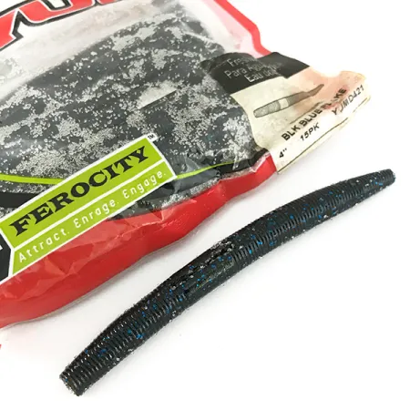 YUM Dinger, 10 cm, BLK Blue Flake, Mjukbete #7121