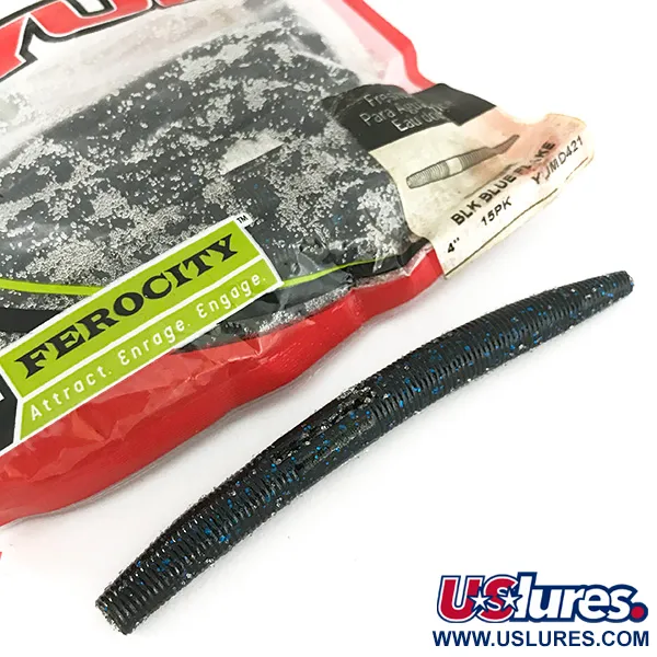 YUM Dinger, 10 cm, BLK Blue Flake, Mjukbete #7121