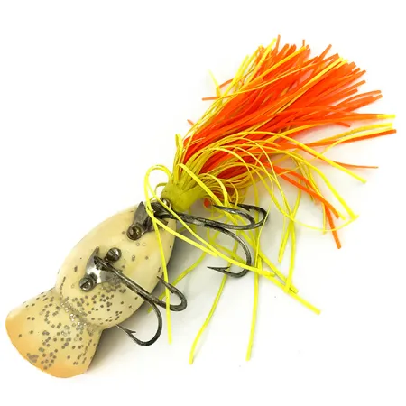 Fred Arbogast Hula Popper Ytbete, Frog, 14g, Gummikjol, #7126