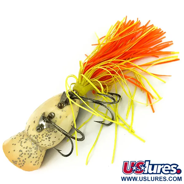 Fred Arbogast Hula Popper Ytbete, Frog, 14g, Gummikjol, #7126
