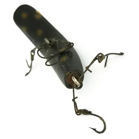 Helin FlatFish Trädrag, Svart-Gul, 10g, Spreader-Bar, #7127