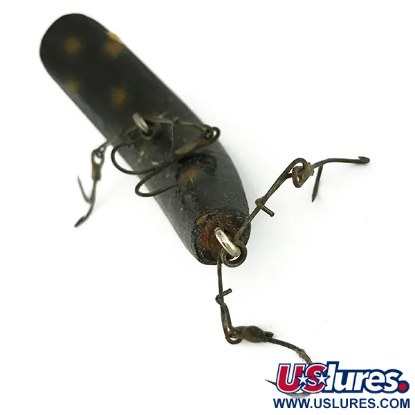 Helin FlatFish Trädrag, Svart-Gul, 10g, Spreader-Bar, #7127