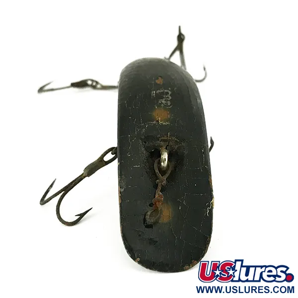 Helin FlatFish Trädrag, Svart-Gul, 10g, Spreader-Bar, #7127