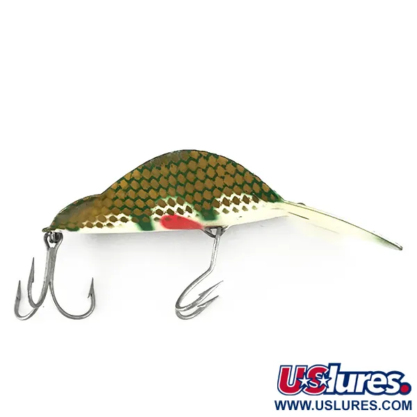 Buck Perry Spoonplug, Vit/Grön/Röd, 21g, Strukturfiske, #7152