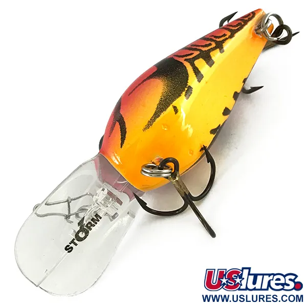 Storm Original Series Wiggle Wart Wobbler, Red, 11g, Rassel, #7155