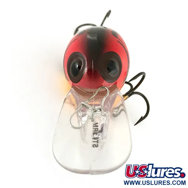 Storm Original Series Wiggle Wart Wobbler, Red, 11g, Rassel, #7155