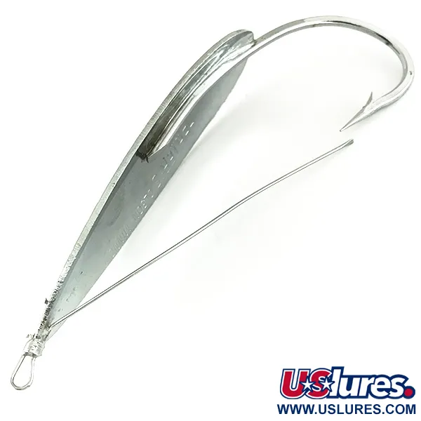 Herter's Olson Minnow Vasskyddat Skeddrag, Nickel/Grön, 31g, #7160