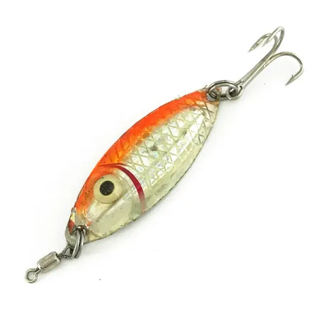 Other Premium Bass Minnow Pirk, Spegelsilver / Orange, 6,5g, #7174