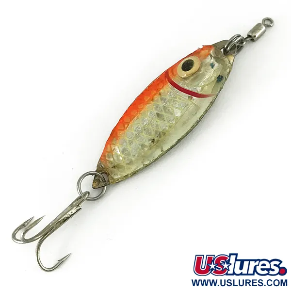 Other Premium Bass Minnow Pirk, Spegelsilver / Orange, 6,5g, #7174