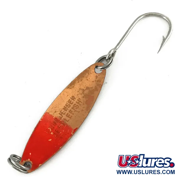 Luhr Jensen Needlefish 1 UV, Koppar / Red UV Glow, 2g, Trolling-skeddrag #7185