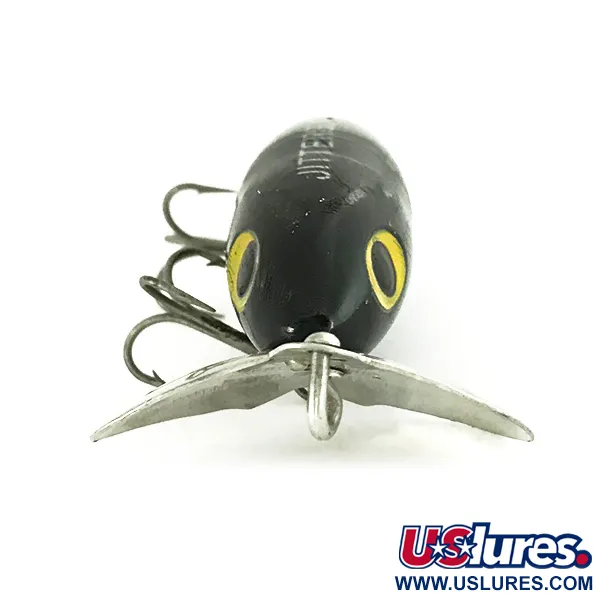 Fred Arbogast Jitterbug Ytbete, Svart, 10g, Vintage, #7214