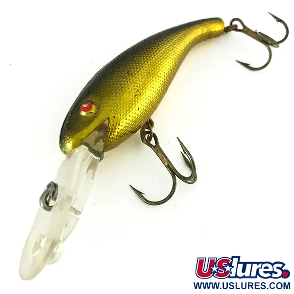 Cotton Cordell Wally Diver Wobbler, Guld, 14g, Rassel, #7220