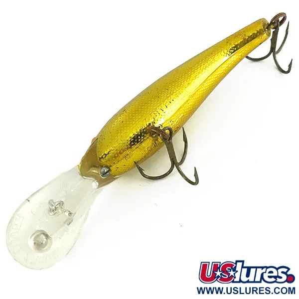 Cotton Cordell Wally Diver Wobbler, Guld, 14g, Rassel, #7220