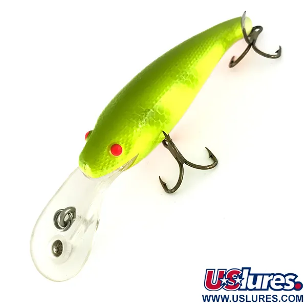 Cotton Cordell Deep Diver Vobbler, Chartreuse, 7g, Djupgående, #7221