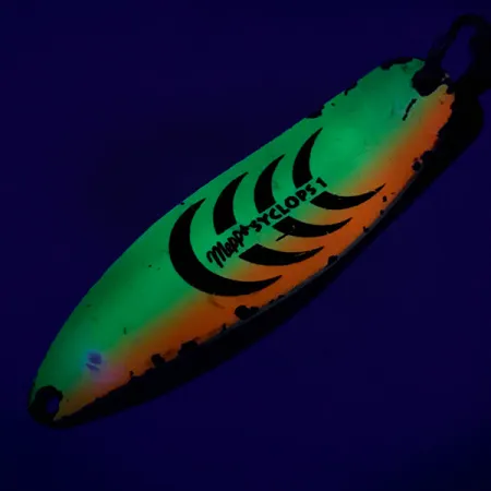 Mepps Syclops 1 UV Skeddrag, Fire Tiger, 12g, UV-reaktiv, #7230