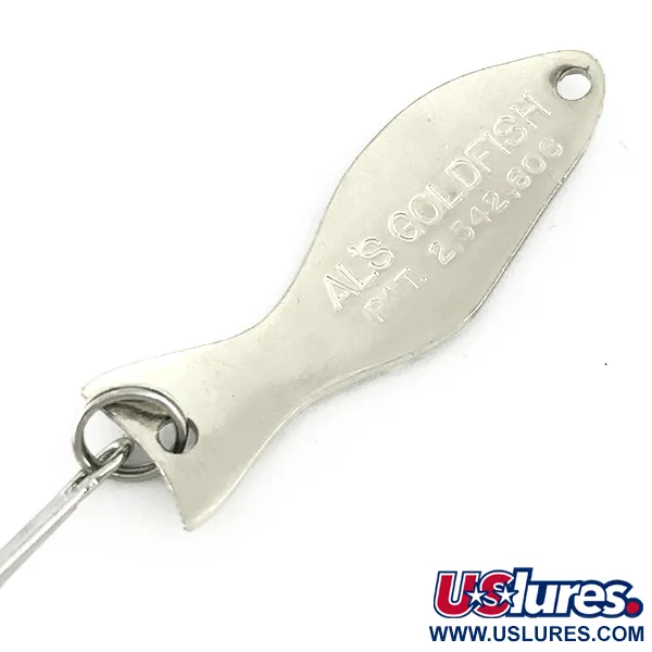 Al's gold fish Skeddrag, Nickel, 7g, Vintage-klassiker, #7236