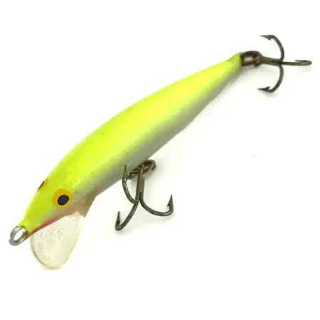 Rapala Original Floater F7 Wobbler, Glow Chartreuse, 4g, Balsa, #7247