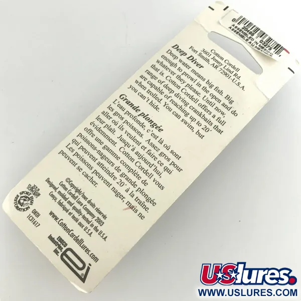 Cotton Cordell Grappler Shad Wobbler, Guld, 7g, Djupgående #7255