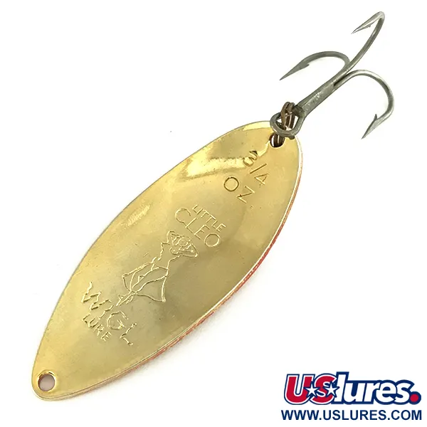 Seneca Little Cleo Skeddrag, Röd/Vit/Guld, 21g, Hula Girl, #7267