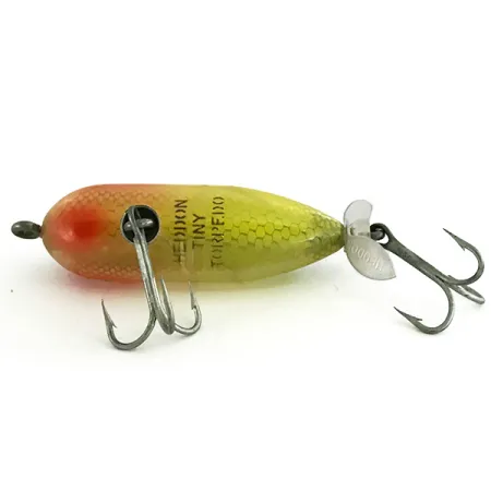 Heddon Tiny Torpedo Ytbete, Pike / Red, 7g, Bakre propeller, #7271