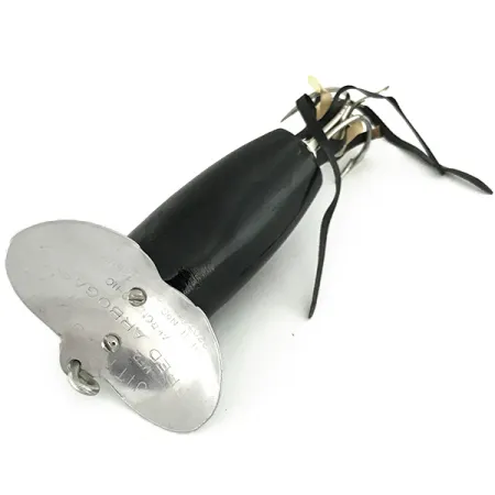 Fred Arbogast Jitterbug Weedless, Svart, 8.5g, vasskyddad, #7275