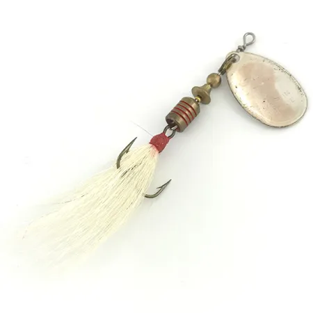 Mepps Aglia 2 dressed - bucktail Spinnare, Silver/Vit, 4.7g, #7292