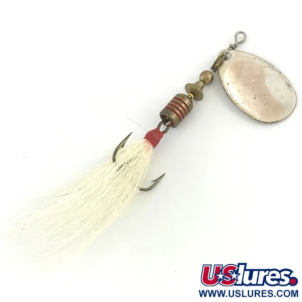 Mepps Aglia 2 dressed - bucktail Spinnare, Silver/Vit, 4.7g, #7292