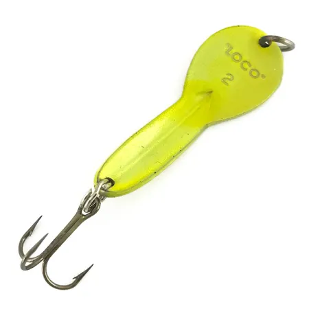 Loco 2 Glen Evans Skeddrag, UV-gul, 7g, UV-finish, #7300