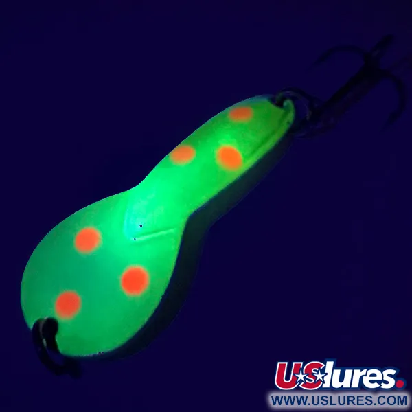 Loco 2 Glen Evans Skeddrag, UV-gul, 7g, UV-finish, #7300