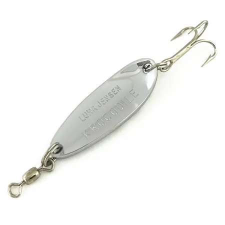 Luhr Jensen Krocodile Skeddrag, Nickel / Röd, 7g, Kast, #7312