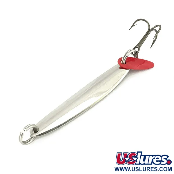 Bay de Noc Swedish pimple Vertikalpirk, Nickel / Gul, 5,5g, #7324