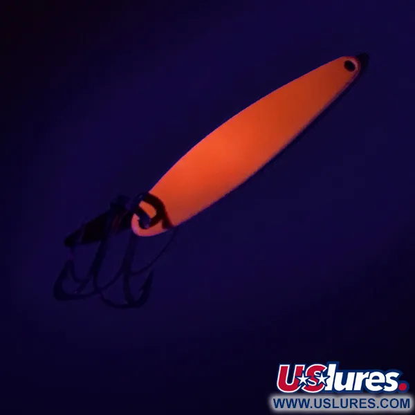 Bay de Noc Swedish Pimple Vertikalpirk, Rosa, 7g, UV Glow, #7325