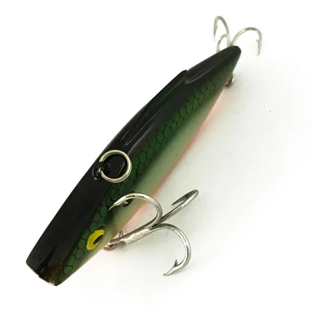 Bill Lewis Rat-L-Trap Lipless Crankbait, Grå/Grön/Orange, 14g, #7326