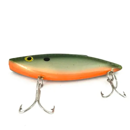 Bill Lewis Rat-L-Trap Lipless Crankbait, Grå/Grön/Orange, 14g, #7326