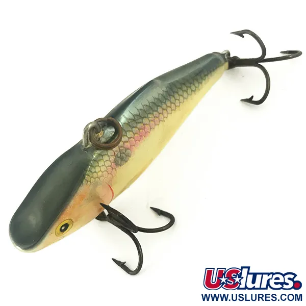 Rapala Rattl'n RAP Lipless Crankbait, Guld-Grön, 11g, Sjunkande, #7330