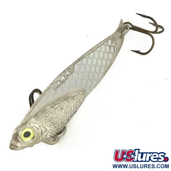 Bass Pro Shops Blade Bladbete, Nickel/Regnbåge, 14g, 3 hål, #7335