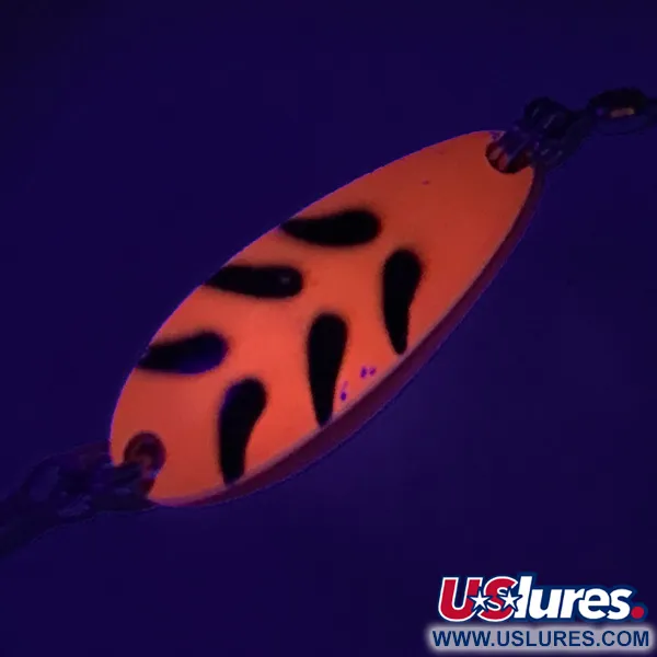Luhr Jensen Krocodile UV Skeddrag, Fluorescent Orange / Black, 9g, #7341