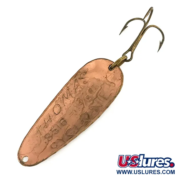 Thomas Syclone Skeddrag, Hamrad Koppar, 10g, Prickmönster, #7342