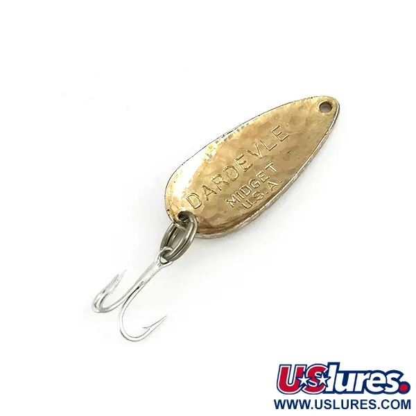 Dardevle Midget Crystal Skeddrag, Silverhamrad, 6g, #7345