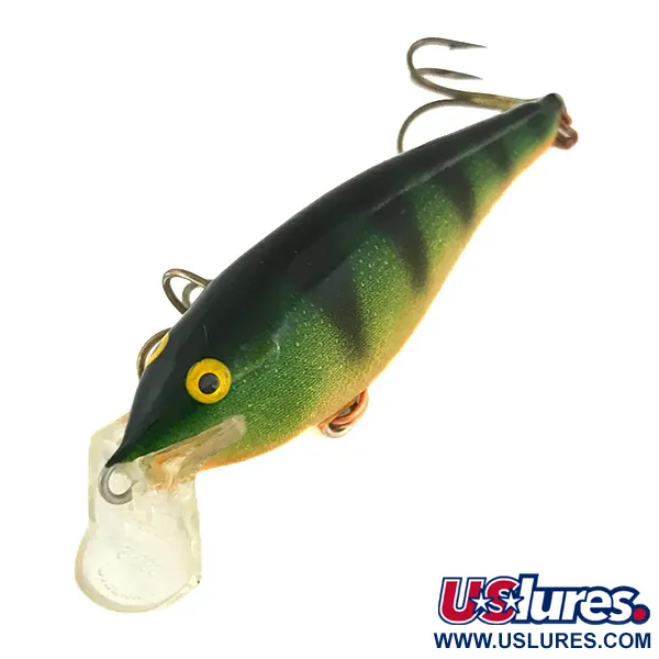 Wobbler Rapala Shallow Shad Rap, Fire Tiger, 5g, Gruntgående, #7351