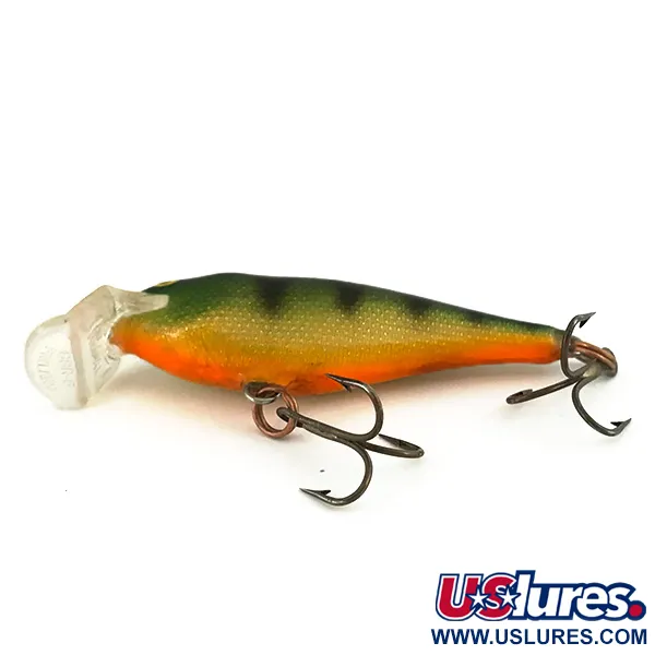 Wobbler Rapala Shallow Shad Rap, Fire Tiger, 5g, Gruntgående, #7351