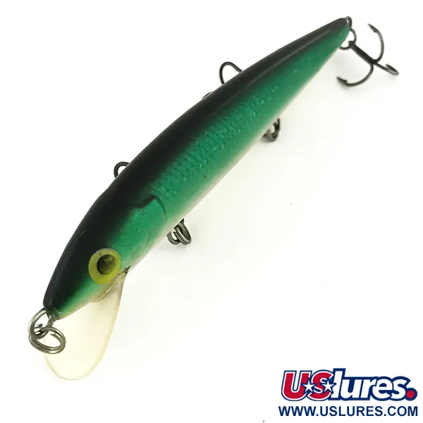 Rapala Husky Jerk 12 Bete, Grön/Guld, 13g, Rasselkammare, #7352