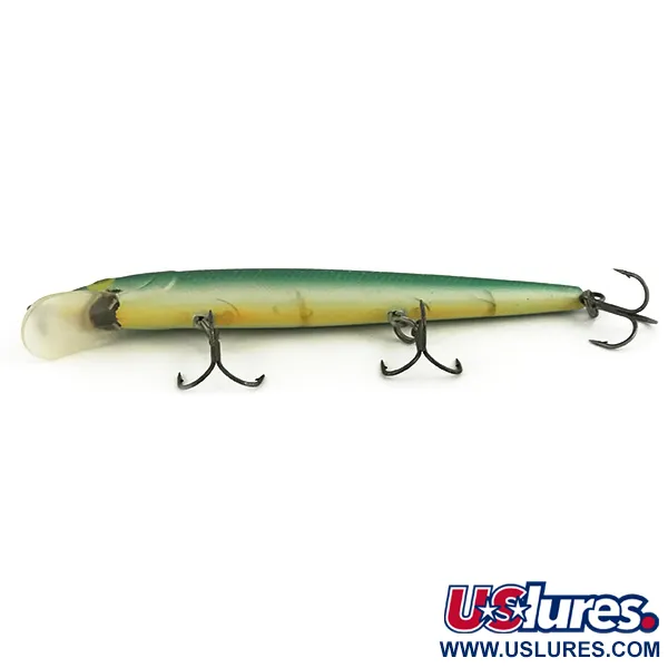 Rapala Husky Jerk 12 Bete, Grön/Guld, 13g, Rasselkammare, #7352