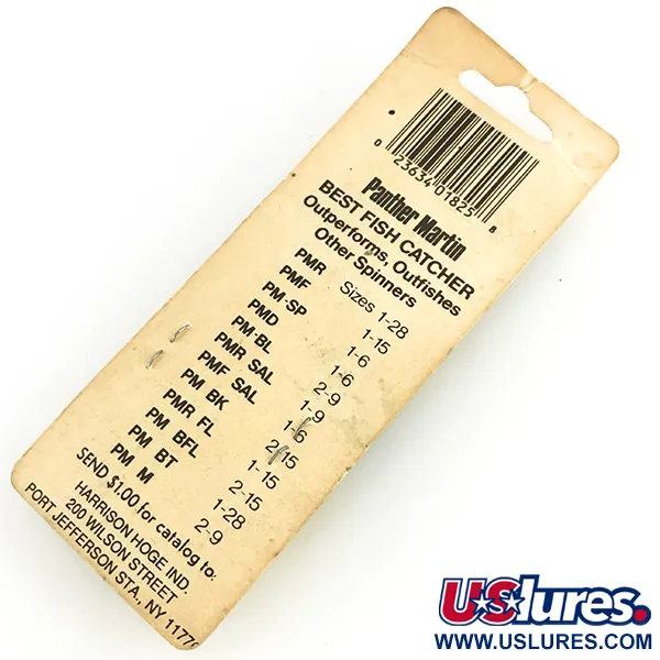 Panther Martin 9 Spinnare, Silver, 11g, Genomgående Axel, #7356