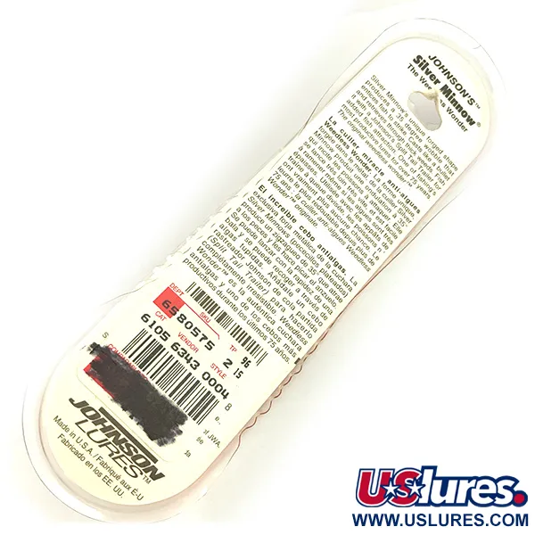 Johnson Silver Minnow Skeddrag, Försilvrad, 14g, Spinnarsked, #7360