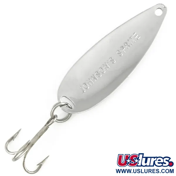Johnson Sprite Skeddrag, Nickel / Röd, 10g, Vintage USA, #7361